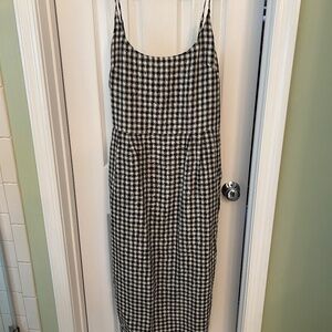 Quince Gingham Linen Dress